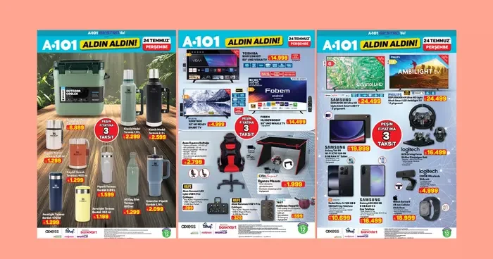 A101 e Stanley termos geliyor! İşte 24 Temmuz 2025 A101 Aldın Aldın Kataloğu