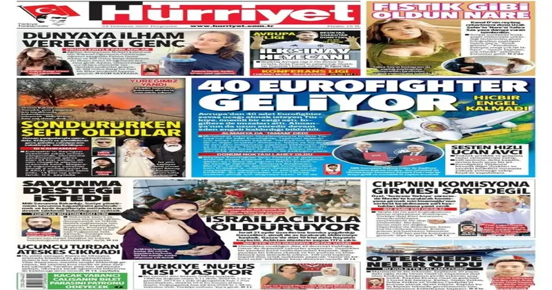 40 Eurofighter savaş uçağı geliyor! Engel kalmadı Gazete manşetleri