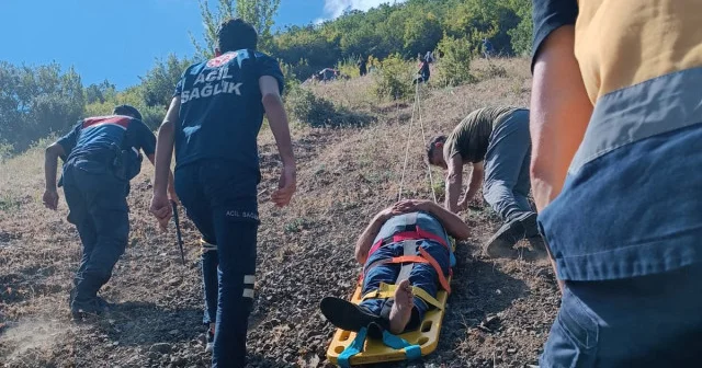 Tokat ta uçuruma devrilen ATV aracındaki 2 kişi yaralandı Gündem Haberleri