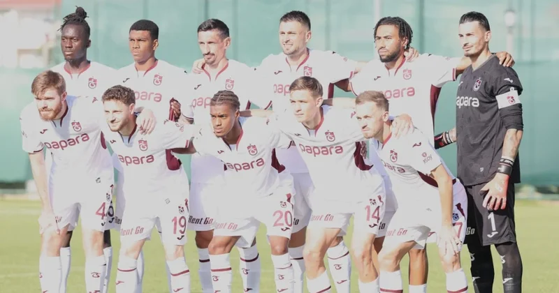 Trabzonspor son hazırlık maçını Ümraniyespor ile oynayacak Sözcü Gazetesi