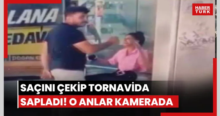 Tornavidalı saldırı kamerada
