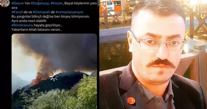 Yangın paylaşımı sonrası YRP li belediye meclis üyesi Halil Gül gözaltına alındı