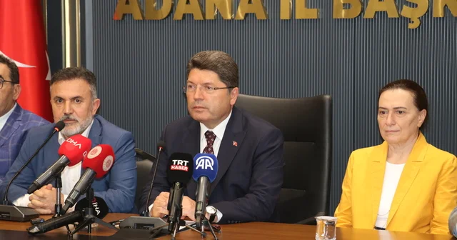 Adalet Bakanı Tunç, AK Parti Adana İl Başkanlığı ziyaretinde konuştu: Adana Haberleri