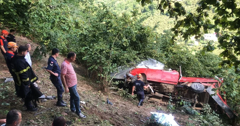 Giresun’da acı kaza: Fındık işçilerini taşıyan araç devrildi, 1 kişi öldü