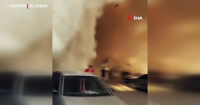Yıkımda toz bulutu paniği