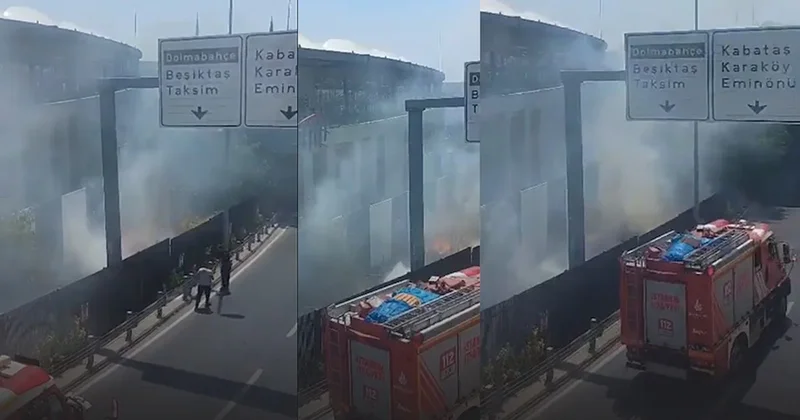 Shakhtar maçı öncesi Beşiktaş Stadı nda yangın paniği! Sözcü Gazetesi