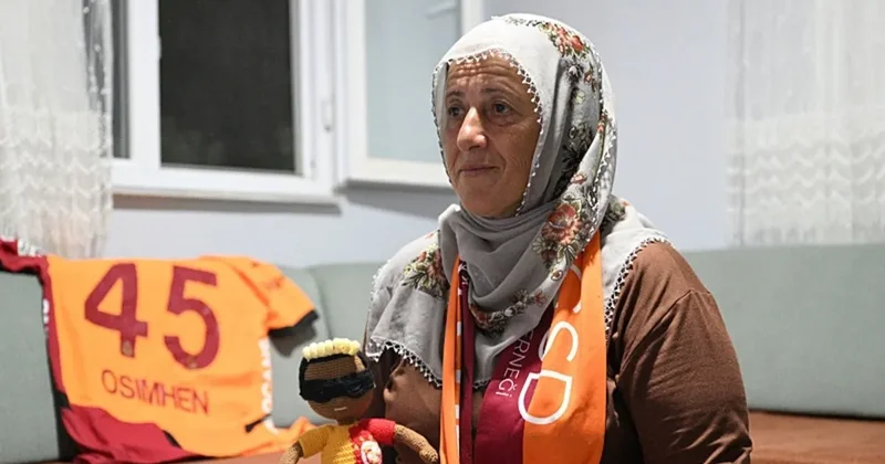 Kayserili Neslihan teyze Osimhen ile bir araya geldi