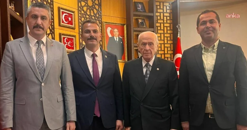 Adıyaman heyetinden Devlet Bahçeli ye ziyaret
