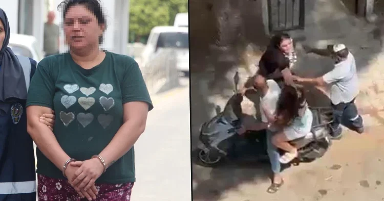 O görüntüler tepki toplamıştı... Kızını bıçakla kovalayan anne tutuklandı: Kendini böyle savundu