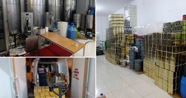 Balıkesir de sahte gıda operasyonu: Taklit ve tağşiş 15 bin 365 litre zeytinyağı ele geçirildi Balıkesir Haberleri