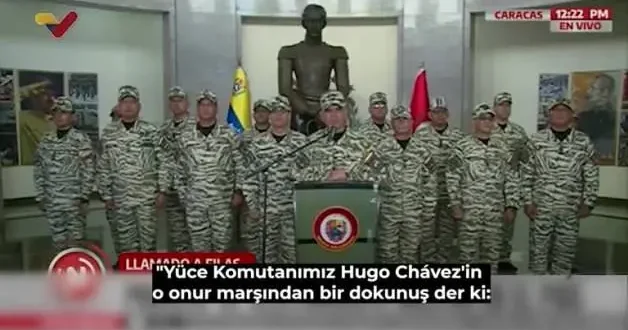 Savunma Bakanı Vladimir Padrino Lopez: ABD ye karşı zafer bizi bekliyor