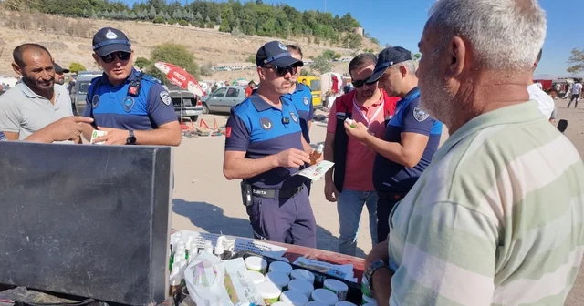 Kayseri Büyükşehir Belediyesi zabıta ekiplerinden pazar denetimi Kayseri Haberleri