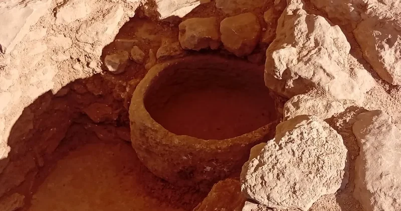 Şanlıurfa da ortaya çıktı! Görenler şaştı kaldı! Tarihteki ilk çiğköfte leğeni