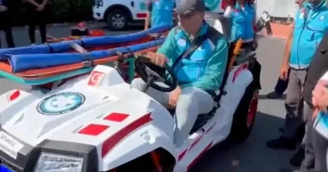 Sağlık Bakanı Memişoğlu ndan sedyeli ATV ambulansa ilişkin videolu paylaşım VİDEO İZLE