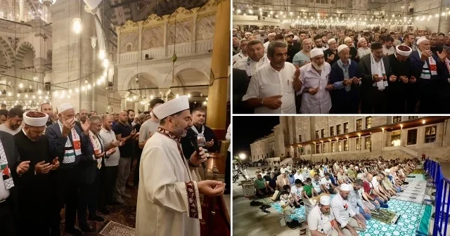 İstanbul da eller Gazze için semaya açıldı İstanbul Haberleri