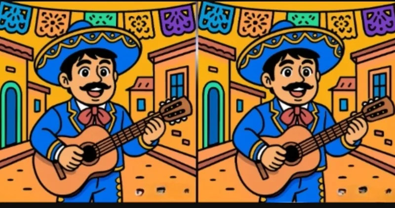 Sokakta gitar çalan iki Meksikalı adam arasındaki 3 farkı sadece yüksek IQ su olanlar 12 saniyede buluyor