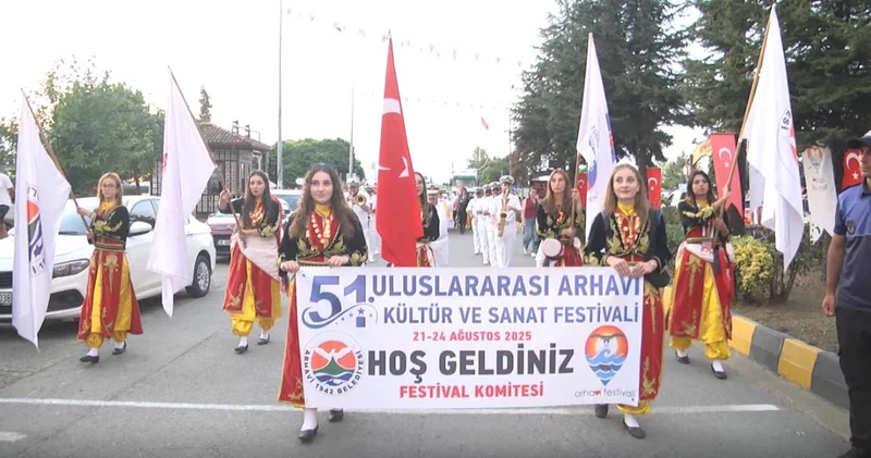 Arhavi de Uluslararası Kültür ve Sanat Festivali nin 51 incisi düzenlendi