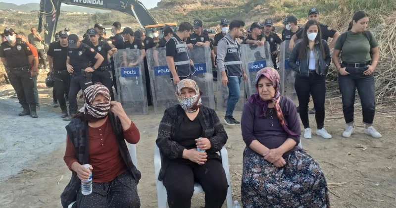 İş makineleri arazilerine girdi, Samandağlılar direniyor Agos