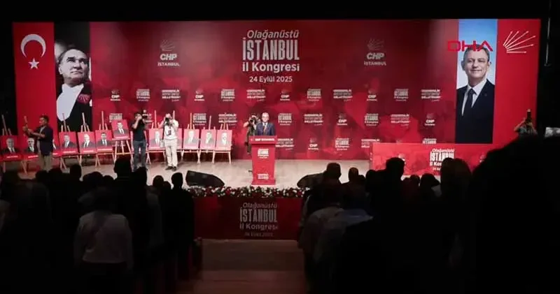 CHP nin Olağanüstü İstanbul İl Kongresi saat 11.00 de başladı