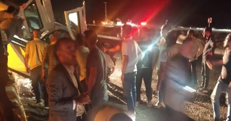 Şanlıurfa da iki araç çarpıştı: 1 ölü, 5 yaralı Son dakika haberleri