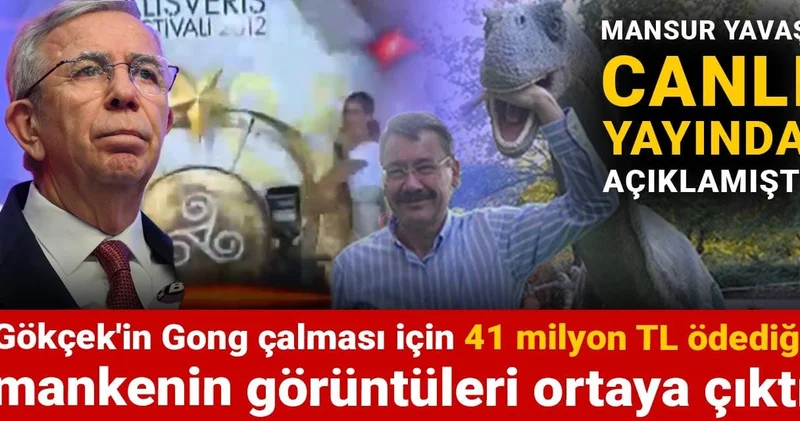 Mansur Yavaş canlı yayında açıklamıştı: Melih Gökçek in gong çalması için 41 milyon verdiği mankenin kim olduğu ortaya çıktı