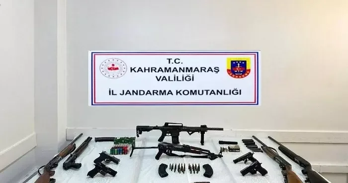 Kahramanmaraş’ta silah kaçakçılarına baskın: 2 tutuklama