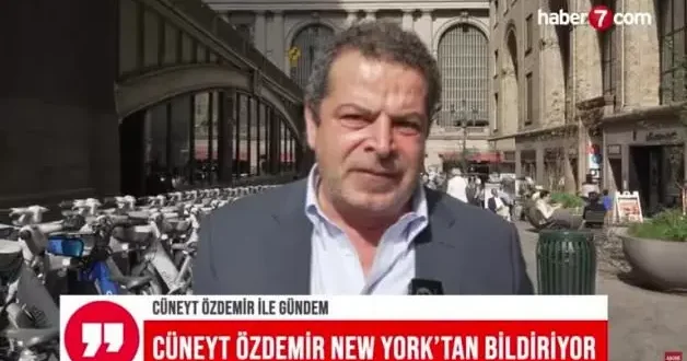 Cüneyt Özdemir ABD den aktardı: Burada en çok konuşulan lider Erdoğan