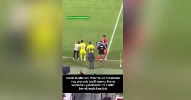 İspanya da İsrailli futbolcuya Filistin tepkisi!