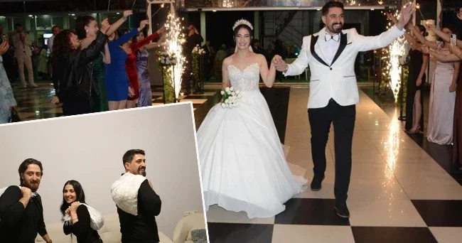 Köyden İndim Şehire filminden esinlendiler! Sokak sokak gezip topladılar En unutulmaz düğün takısı oldu