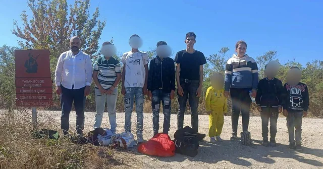 Edirne de 18 kaçak göçmen yakalandı Edirne Haberleri