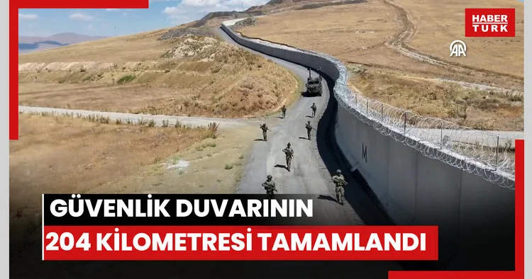 Van İran sınırında inşa edilen güvenlik duvarının 204 kilometresi tamamlandı
