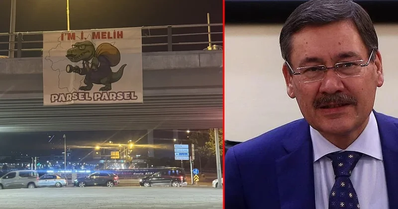 Melih Gökçek e bir pankart şoku daha Sözcü Gazetesi