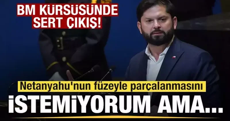 BM kürsüsünde sert çıkış: Netanyahu nun füzeyle parçalanmasını istemiyorum ama...