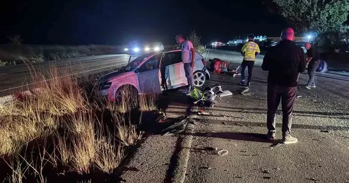 Ters yönden gelen elektrikli bisiklet kazaya neden oldu: 3 yaralı