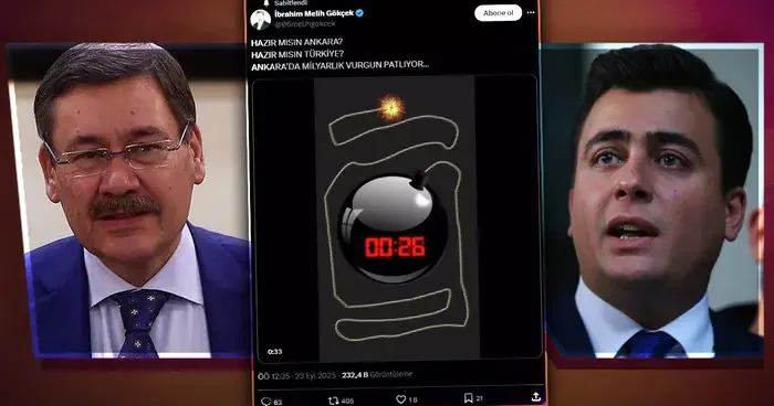 Saatli bomba paylaşımı kafaları karıştırmıştı! Melih Gökçek i oğlu böyle savundu: Toplantıya hazırlanıyorum, babam onu kast etti