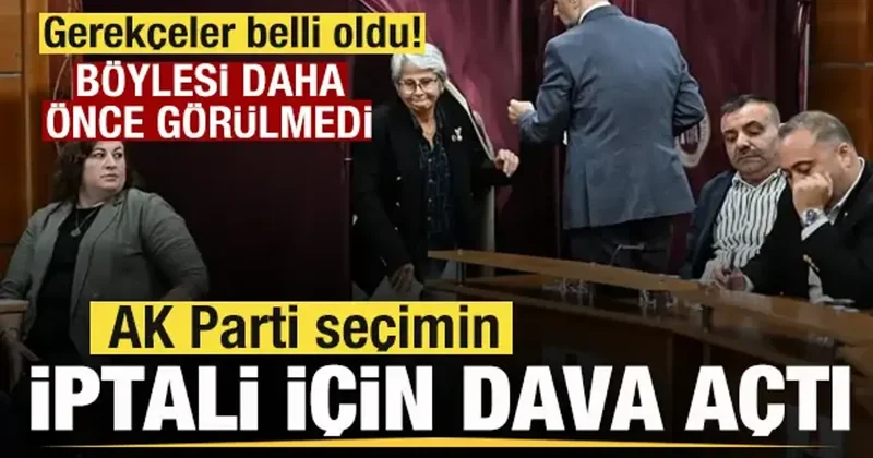 AK Parti seçimin iptali için dava açtı! Gerekçeler belli oldu! Böylesi daha önce görülmedi