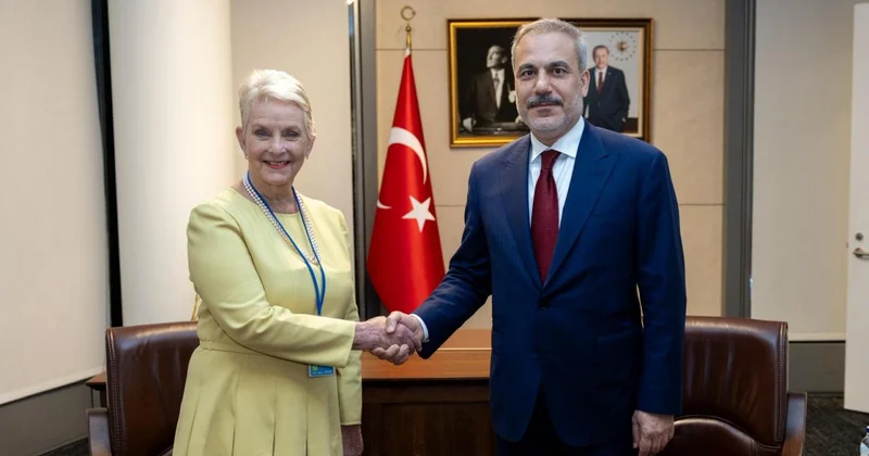 Bakan Fidan BM Dünya Gıda Programı İcra direktörü McCain ile görüştü