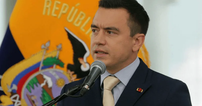 Ekvador da seçimleri kazanan devlet başkanı Daniel Noboa yemin etti Sözcü Gazetesi