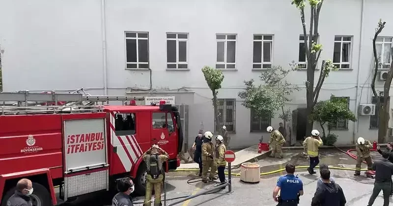 Üsküdar Devlet Hastanesi nde yangın