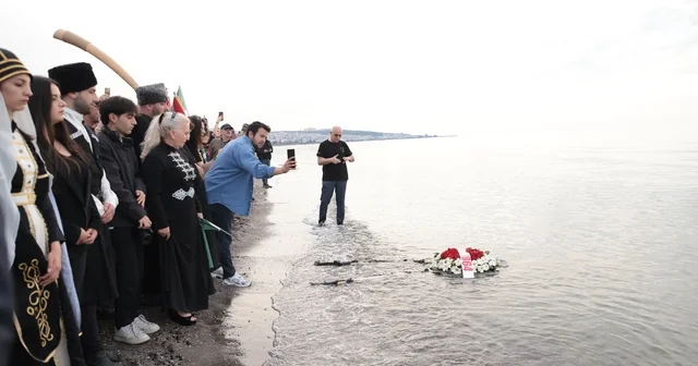 Samsun da 10 bin kişi, Çerkes Soykırımı ve Sürgünü nde yaşamını yitirenleri andı Samsun Haberleri