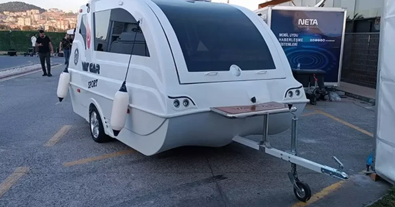 Bu karavan yüzüyor! Yurt dışından talep görüyor...