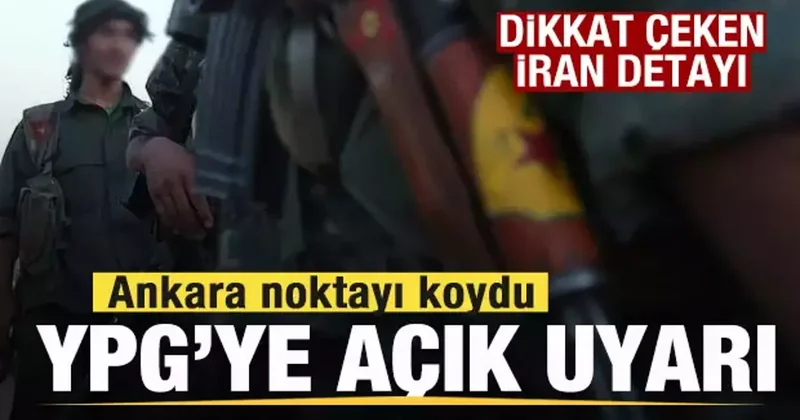 Türkiye noktayı koydu! YPG nin başka çaresi yok! Dikkat çeken İran detayı