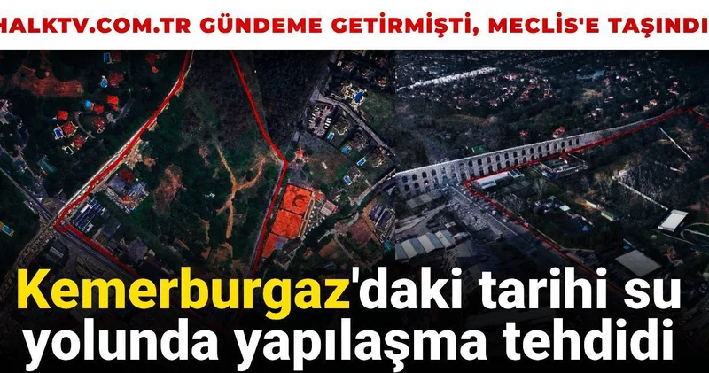 Kemerburgaz daki tarihi su yolunda yapılaşma tehdidi: Kamu yararı nerede?