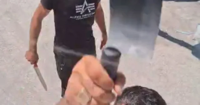 Yol verme tartışmasında TIR a satırlı saldırı kamerada Hatay Haberleri