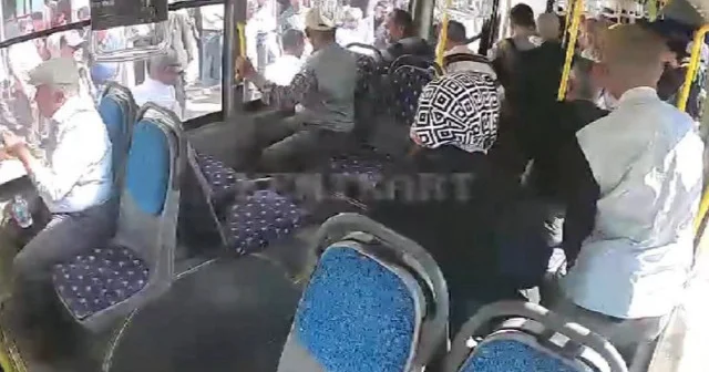 Isparta da bayılan yolcuyu otobüs şoförü hastaneye yetiştirdi VİDEO İZLE