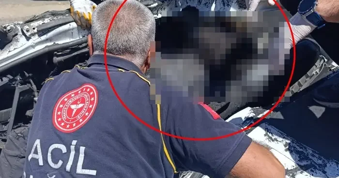 Şarampole devrilen TIR ın şoförü öldü
