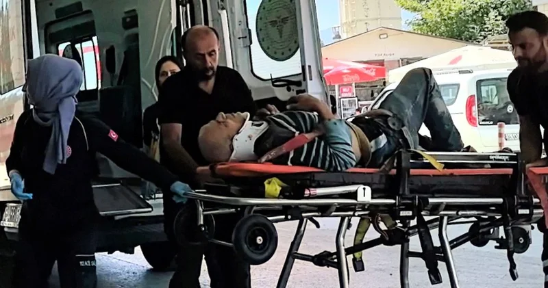 İnşaattan düştü, hastaneye götürülürken çocuklarını sayıkladı
