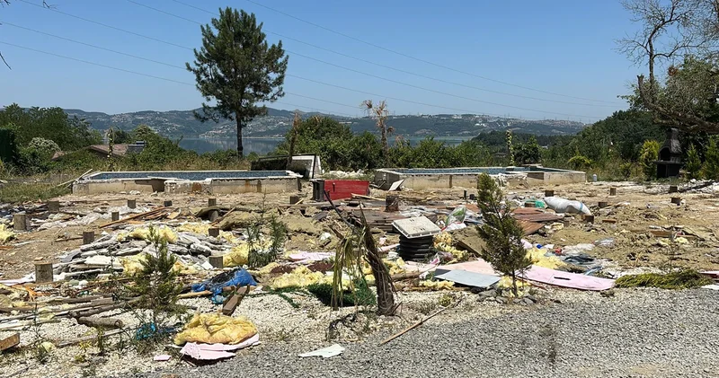 Gizli kamera skandalının yaşandığı bungalov kaldırıldı