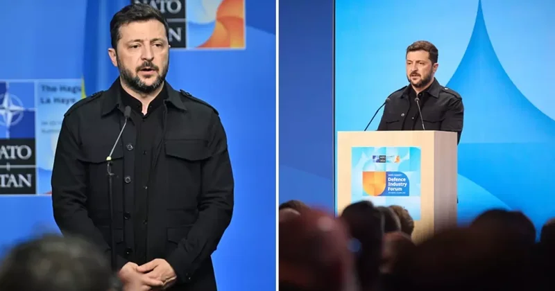 Zelenski 4 yıl aradan sonra ilk kez takım elbise giydi