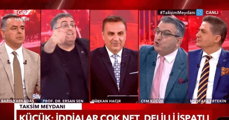 Ersan Şen ile Cem Küçük birbirine girdi! Canlı yayında Fatih Altaylı gerginliği